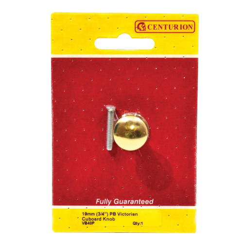 19mm (3/4") PB Victorian Cupboard Knob