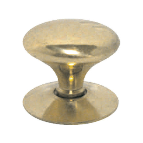 Victorian Cupboard Knobs, Polished Brass, 13mm Dia.