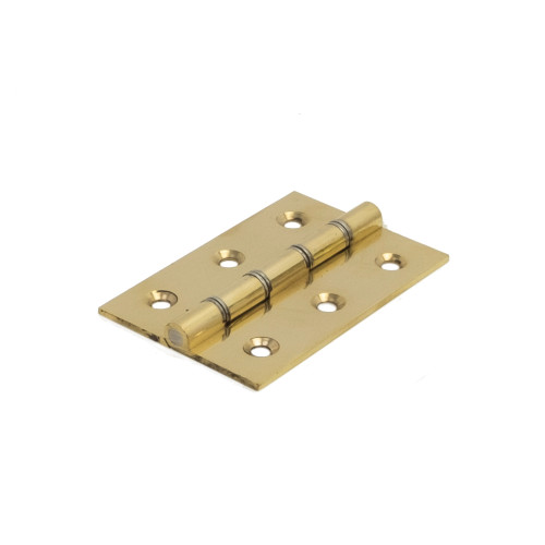 Butt Hinges, Polished Brass, 76mm x 51mm