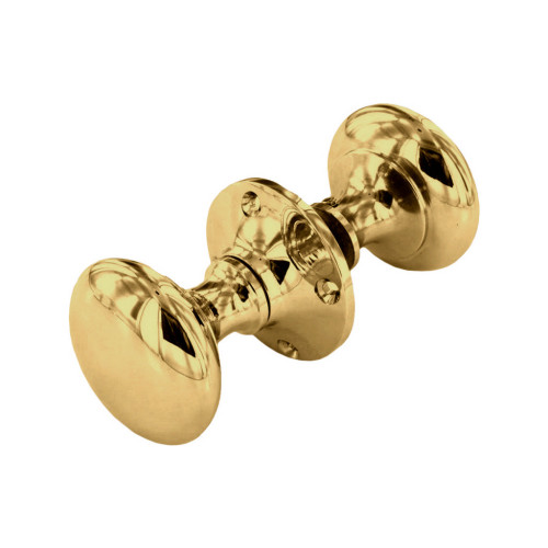 Solid Brass Rim Knob Set, 50mm Dia.