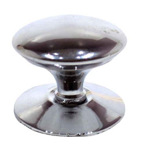 Victorian Cupboard Knobs, Chrome Plated, 32mm Dia.