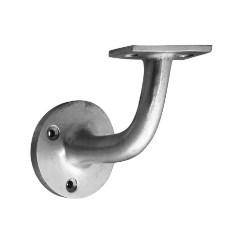 Solid Brass Handrail Bracket, Chrome Plated, 65mm