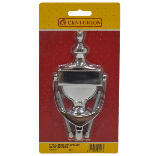 Chromed Urn Door Knocker, 150mm
