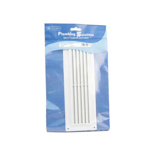Plastic Louvre Vent - White - 229 x 76mm