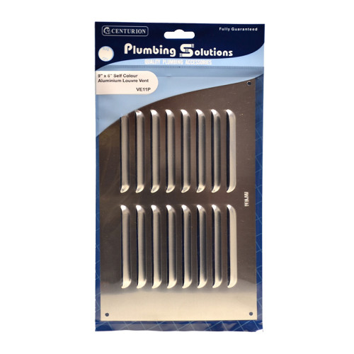 Louvre Vent - Self Colour Aluminum - 229 x 152mm