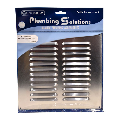 Louvre Vent - Self Colour Aluminum - 229 x 229mm