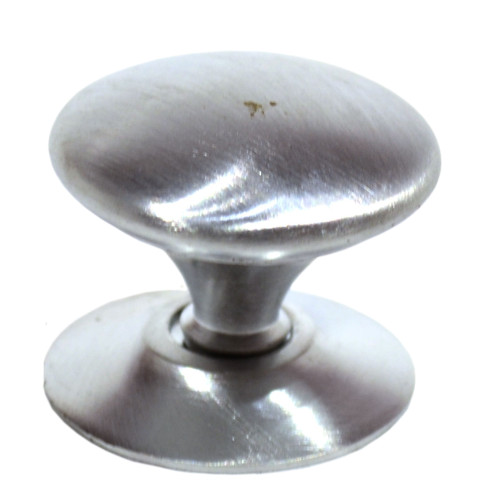 Victorian Cupboard Knobs, Satin Chrome Plated, 32mm Dia.