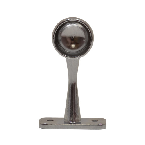 19mm (3/4") Wardrobe End Supports - Chrome Plated