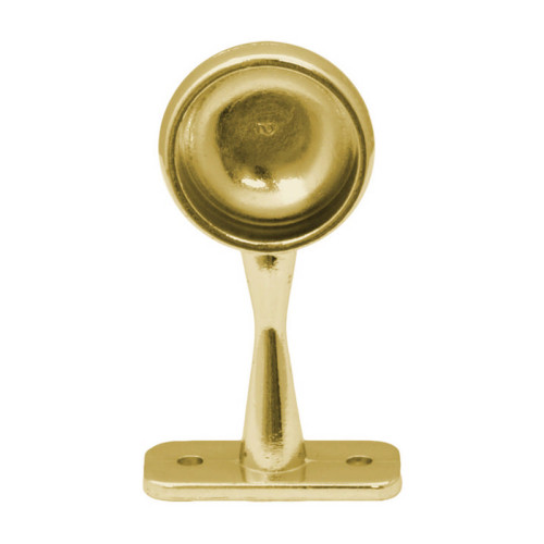 19mm (3/4") Wardrobe End Supports - Brass