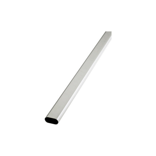 Oval Wardrobe & Towel Rail - 1200mm - Chrome Plated