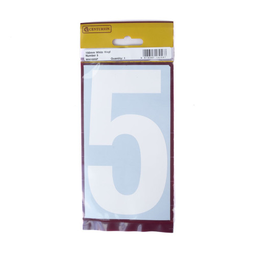 White Vinyl Number 5 WH1505P