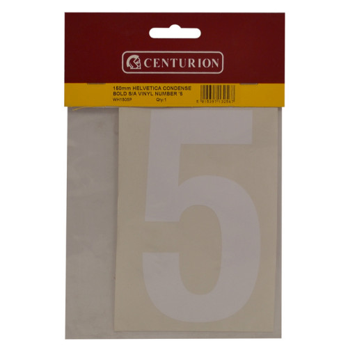 White Vinyl Number 5 WH1505P