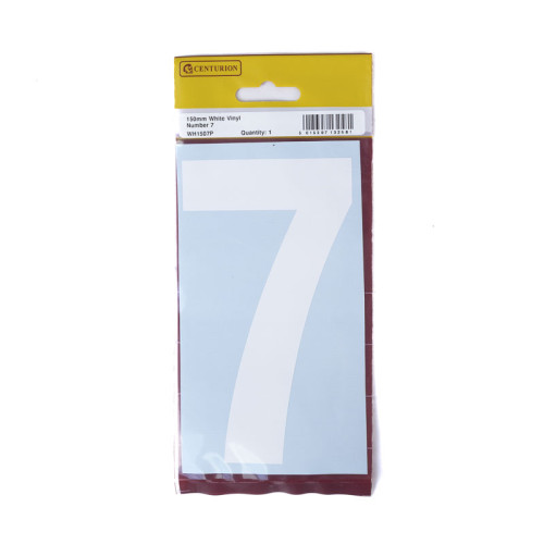 White Vinyl Number 7 WH1507P