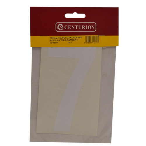 White Vinyl Number 7 WH1507P