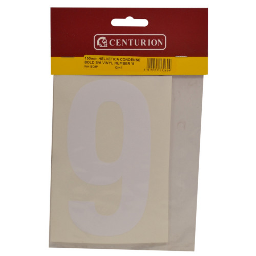 White Vinyl Number 9 WH1509P