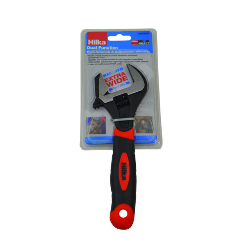 Hilka Dual Function Pipe & Adjustable Wrench