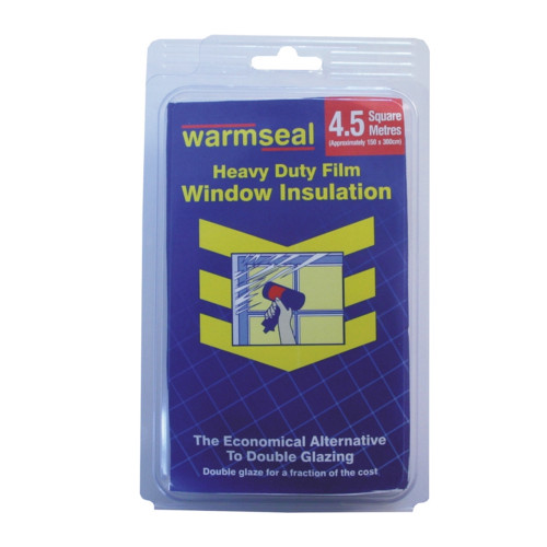 Warmseal Flexible Shrink Double Glazing Film, 4.5m2