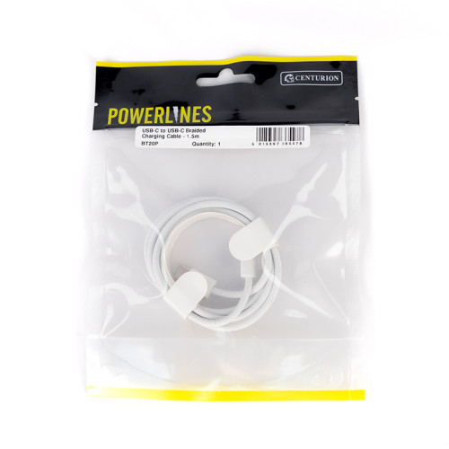 USBC-C to USB-C Braided Charging Cable &acirc; 1.5m