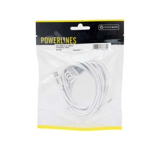 USB-C to USB-C Charging Cable &acirc; 3m