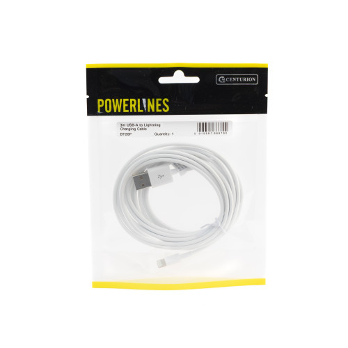 USB-A to Lightning Charging Cable - 3m