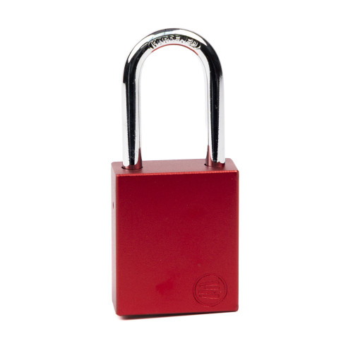Aluminium Safety Lockout Padlock - Red