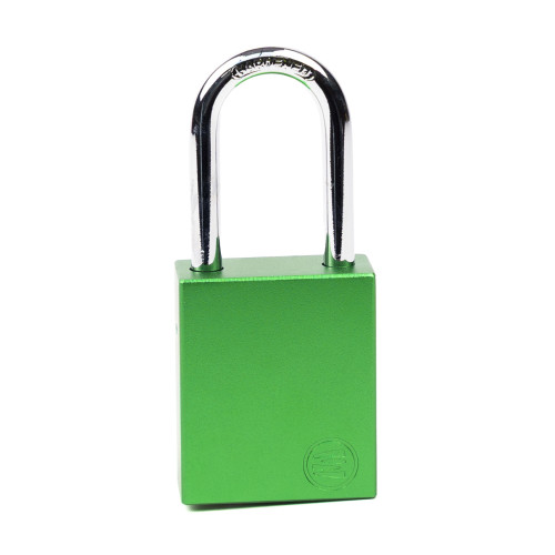 Aluminium Safety Lockout Padlock - Green