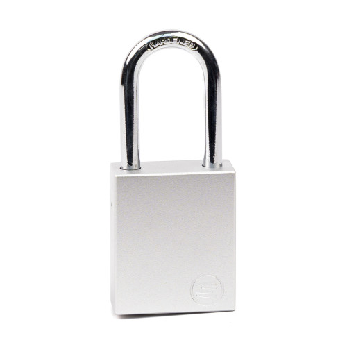 Aluminium Safety Lockout Padlock - Silver