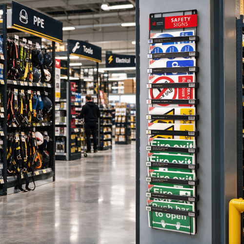 12 Tier Sign Merchandiser