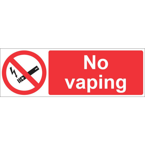 No Vaping â€“ SAPP (300 x 100mm)