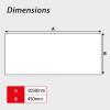 SLOW' Temporary Road Sign with Frame (1050mm x 450mm)