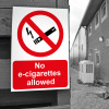 No e-cigarettes allowed - 1.2mm Recyclable PP (148 x 210mm)