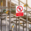 Unauthorised persons prohibited beyond this point - ACP Hanging (300 x 500mm)