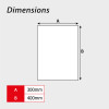 'Warning These Premises Are Under CCTV Surveillance' Sign, Self-Adhesive Vinyl (300mm x 400mm)