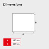 'Speed Camera Symbol Only' Supplementary Road Sign, Aluminium Composite with channel (350mm x 300mm)