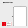 'Your First Aiders Are' Sign, Self Adhesive Vinyl (400mm x 600mm)