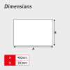 Danger Hazard area Do not enter 1.2mm Recyclable PP (450 x 300mm)