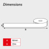 'RETURN' Pipeline Tape, Self-Adhesive Vinyl, Roll (50mm x 33m)