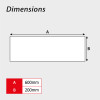 'Protective Clothing Must Be Worn' Sign, Self-Adhesive Vinyl (600mm x 200mm)
