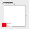 Road Sign Stanchion (750mm x 750mm)