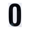 150mm Black Self Adhesive Vinyl Number 0