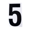 150mm Black Self Adhesive Vinyl Number 5