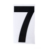 150mm Black Self Adhesive Vinyl Number 7