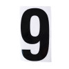 150mm Black Self Adhesive Vinyl Number 9