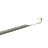 30mm Bullnose Straight Worktop Trim - 6mm Radius - Matt Silver