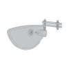 225mm x 40mm x 120mm Forklift 180 Degrees Rear Mirror
