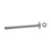 M6 x 50mm ZP Small Carriage Bolts & Nuts (Pack of 13)