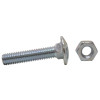 M10 x 50mm Carriage Bolts 4pk