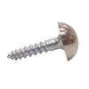 19mm x 8 CP Dome Mirror Screws  (Pack of 4)