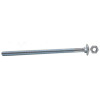 M8 x 180mm ZP Small Carriage Bolts & Nuts (Packs of 3)