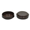 60mm Brown Castor Cups (Pack of 4)